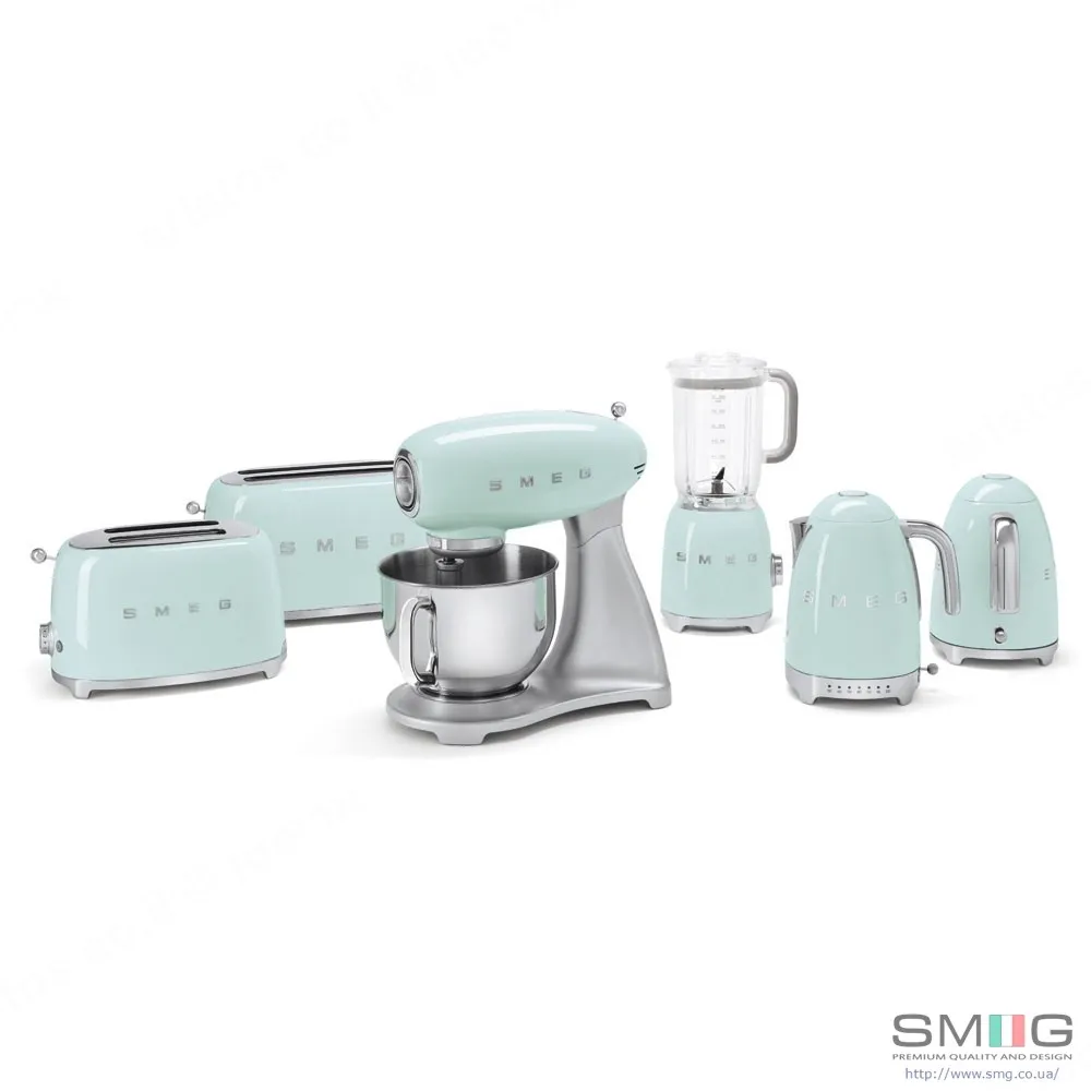 SMEG מצנם 4 פרוסות,צבע ירוק פסטל,מסדרת 50's Retro Style,תוצרת SMEG דגם TSF02PGEU — תמונה 3